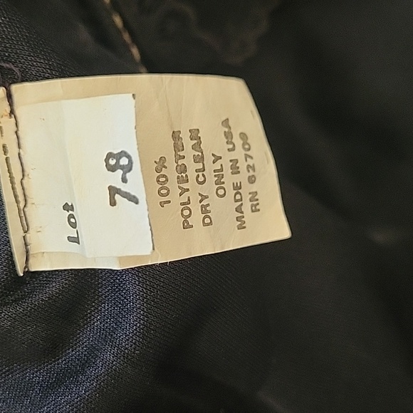 Vtg 80s Night Moves Disco Dress - Picture 10 of 10